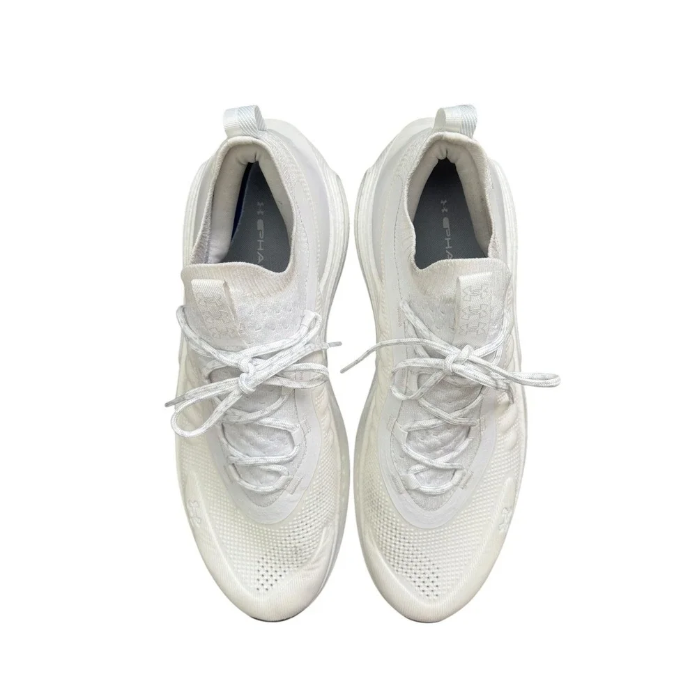 Under‎ Armour HOVR Phantom 3 White Running Shoes Mens Sneakers